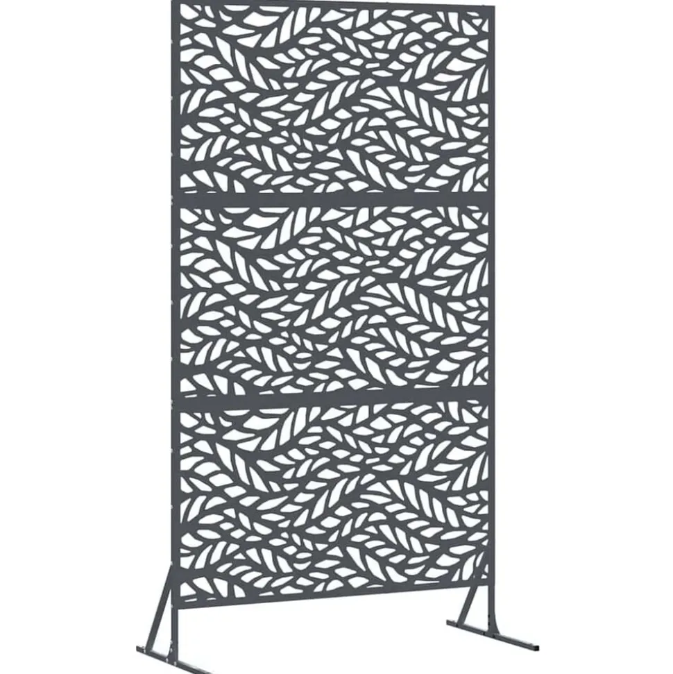 vidaXL Avskärmningsskärm Antracit 100 x 50 x 180 cm Stål