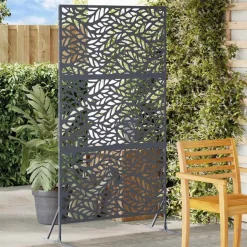 vidaXL Avskärmningsskärm Antracit 100 x 50 x 180 cm Stål