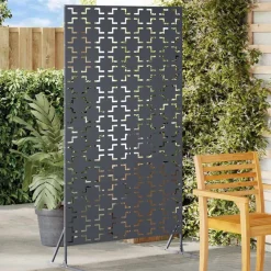 vidaXL Avskärmningsskärm Antracit 100 x 50 x 180 cm Stål