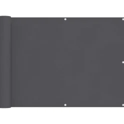 vidaXL Balkongskärm oxfordtyg 75 x 400 cm antracit
