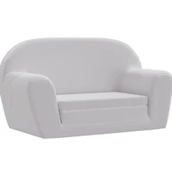 vidaXL Bäddsoffa för barn ljusgrå