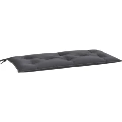 vidaXL Bänkdyna för trädgården antracit 100x50x7 cm oxfordtyg