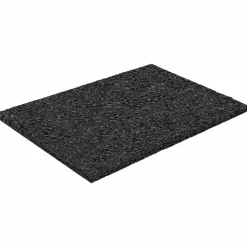 vidaXL Gummigranulat uteplatsplatta Svart 6 x 9 x 0,3 cm Gummi