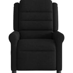 vidaXL Reclinerfåtölj svart tyg