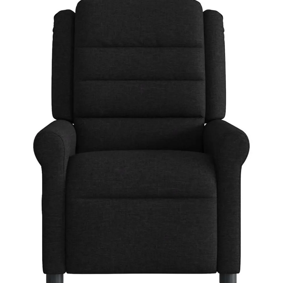 vidaXL Reclinerfåtölj svart tyg