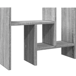 vidaXL Skrivbordshylla grå sonoma 34,5x15,5x35,5 cm konstruerat trä