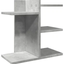 vidaXL Skrivbordshyllor betonggrå 42x21,5x42 cm konstruerat trä
