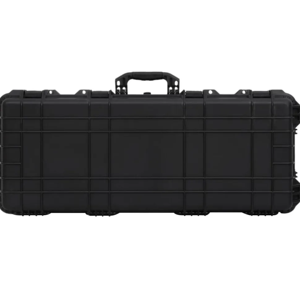 vidaXL Skyddsväska med hjul svart 96x42x16 cm PP