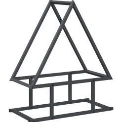 vidaXL Vedställ antracit 50x25x60 cm kallvalsat stål