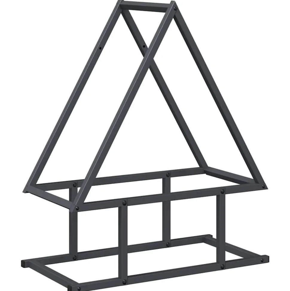 vidaXL Vedställ antracit 50x25x60 cm kallvalsat stål