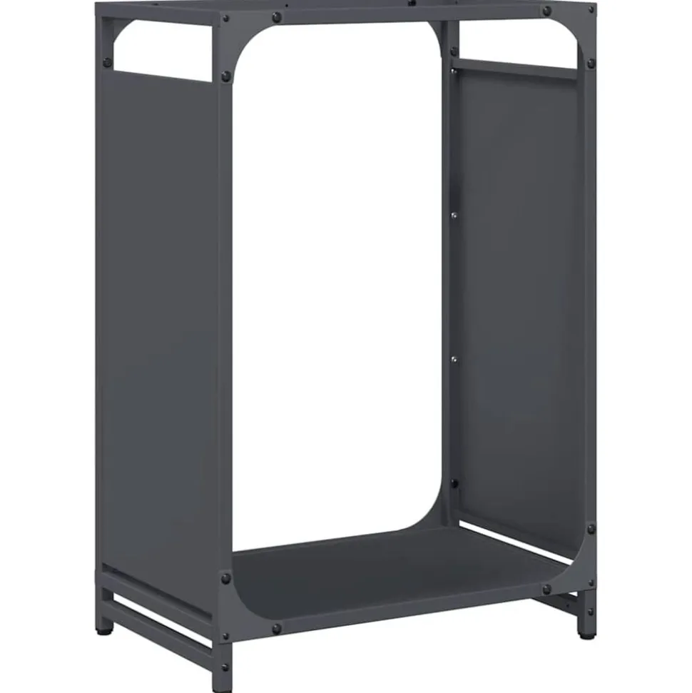 vidaXL Vedställ antracit 44x28x65 cm kallvalsat stål