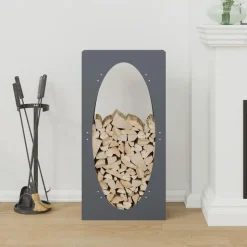 vidaXL Vedställ antracit 50x23x100 cm kallvalsat stål